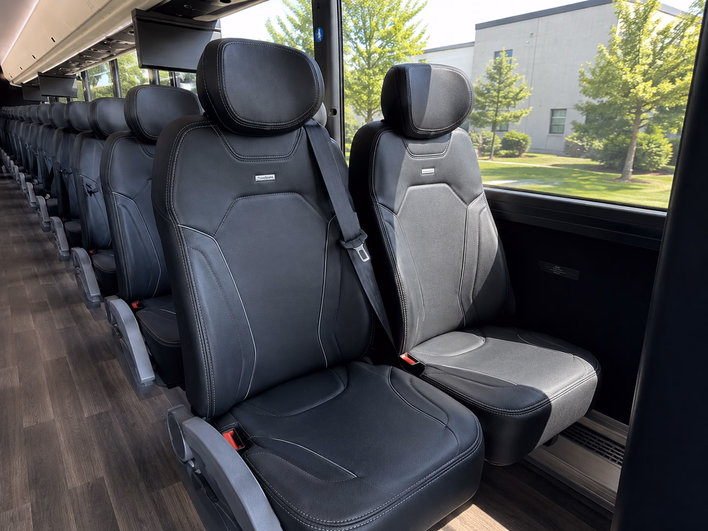 jersey city charter bus interior gallery