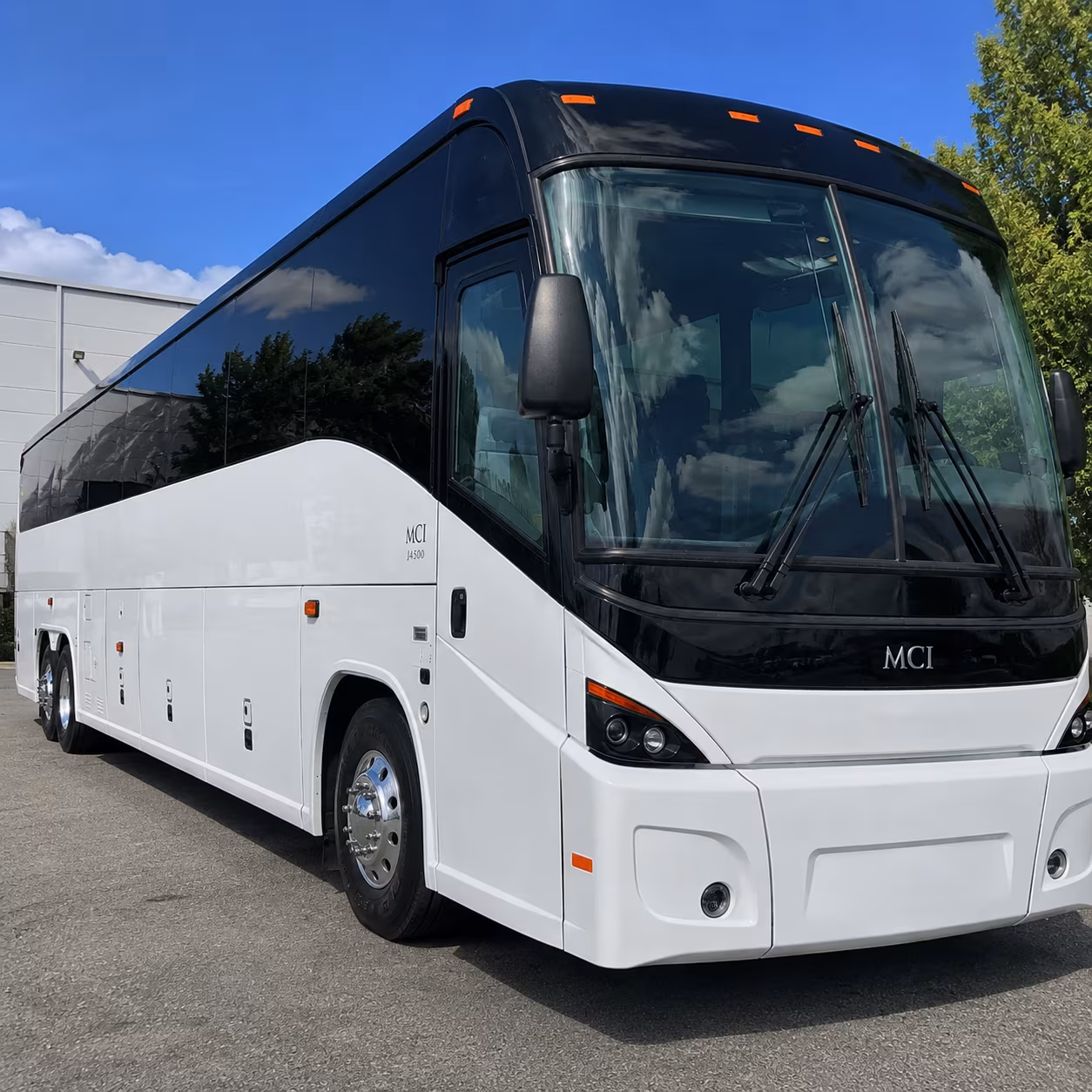jersey city charter bus rental exterior