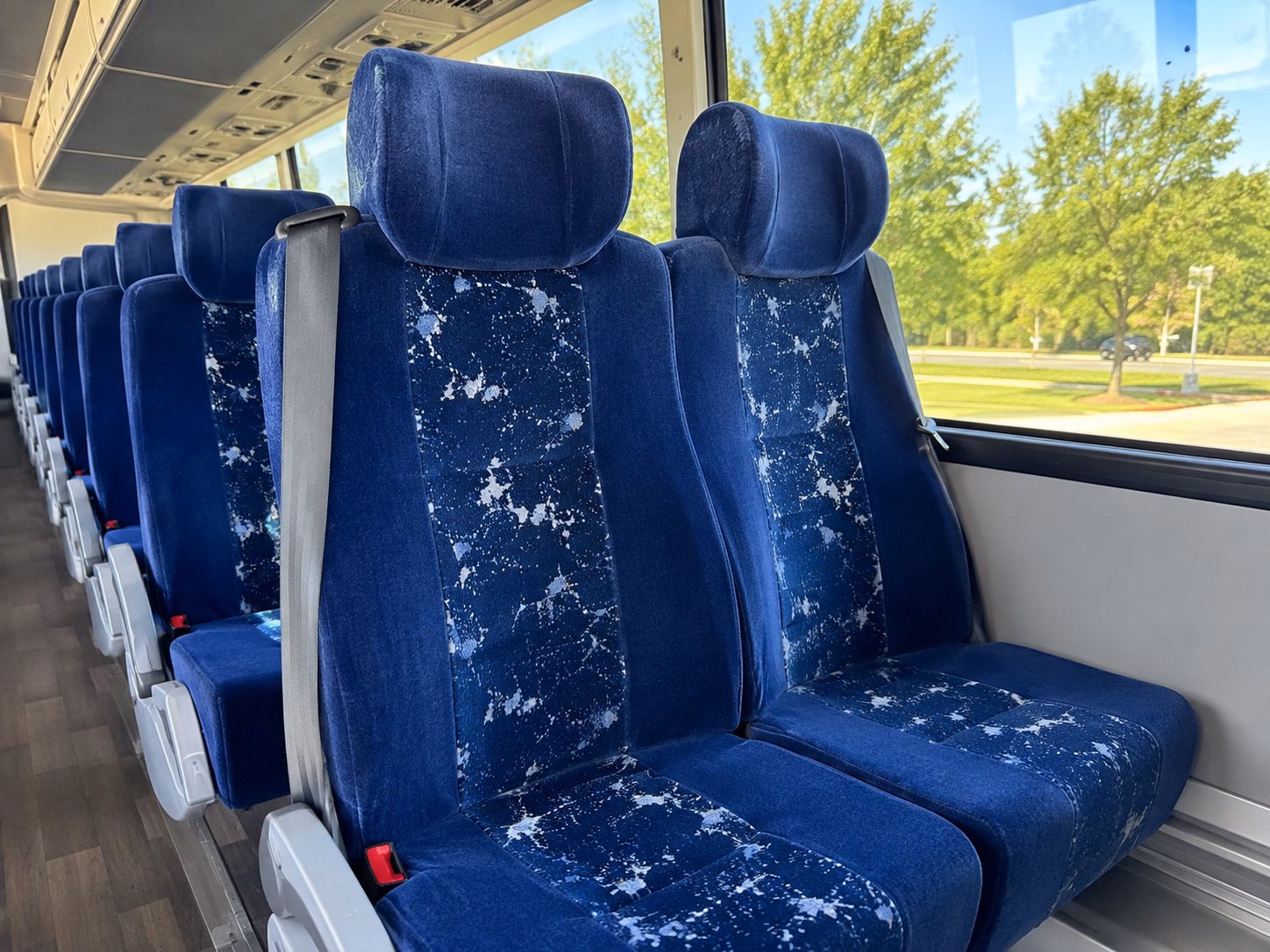 jersey city charter bus rental interior